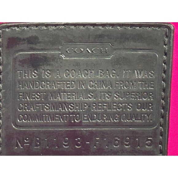 COACH Kyra Graffiti Daisy Floral Crossbody Shoulder Back Pink Lining White Black - Picture 4 of 16